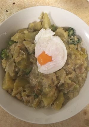 Une photo de Red Kumara curry