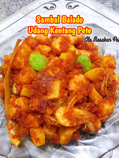 Foto resep Sambal Balado Udang Kentang Pete Ala Masakan Padang