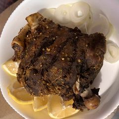 A picture of Short lamb leg roast.
