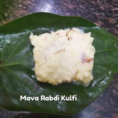 Mava Rabdi kulfi A picture of Mava Rabdi kulfi.