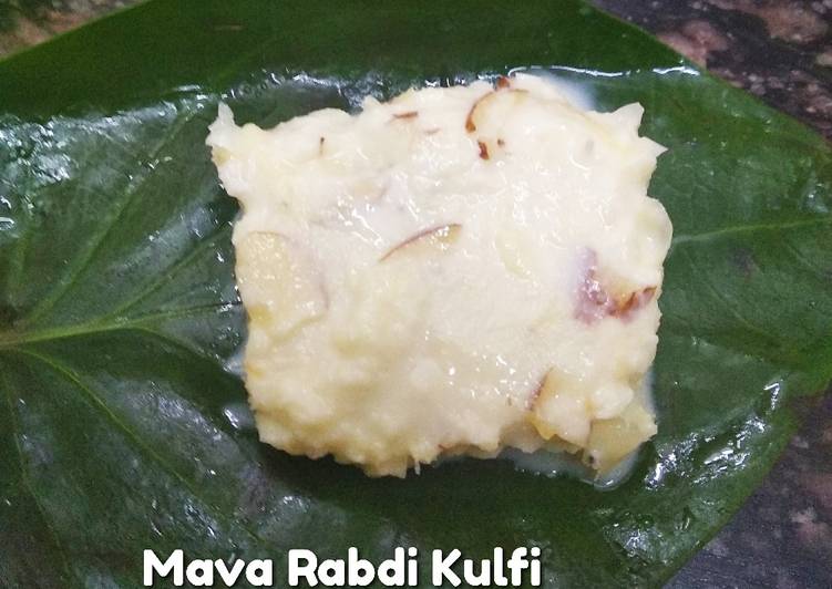 Easiest Way to Prepare Quick Mava Rabdi kulfi