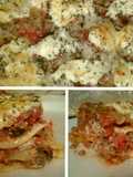 Four cheese & meat lasagna