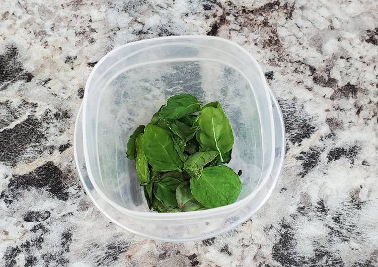 Easiest Way to Make Speedy Drying Basil the Fast Way