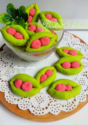 Foto resep Biskuit 3 Bahan/Kue Kering 3 Bahan