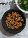 Sambal Bawang mentahan