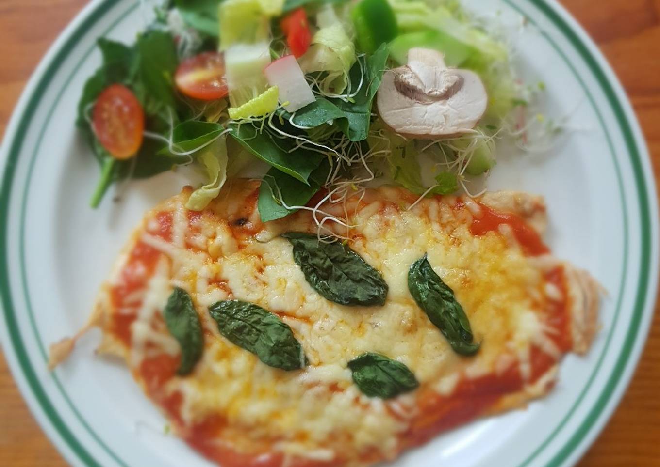 Pechuga estilo pizza, fácil y rápida