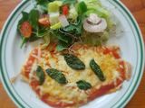 Pechuga estilo pizza, fácil y rápida