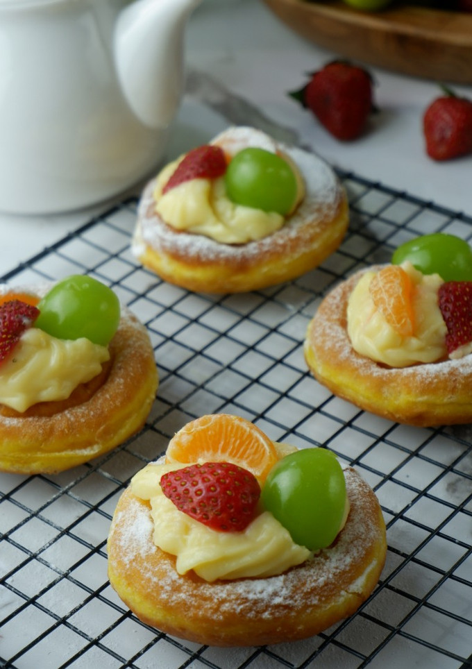 Foto resep Donat Vla Buah