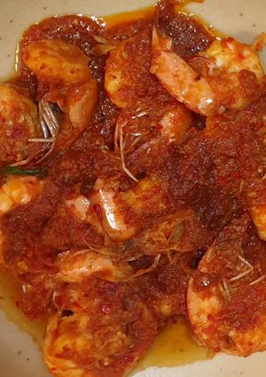 Foto resep Udang balado cetar