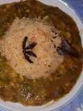 Sindhi Saibhaji and bhugal chawal