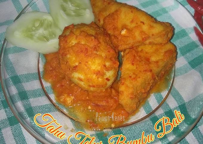 Tahu Telur Bumbu Bali