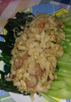 Foto resep Pakcoy Siram Kwetiaw Basah Sehat non MSG
