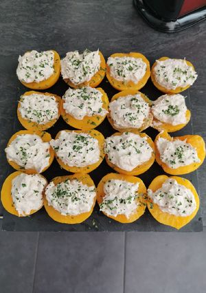 Une photo de Pêche au thon au fromage frais 😋