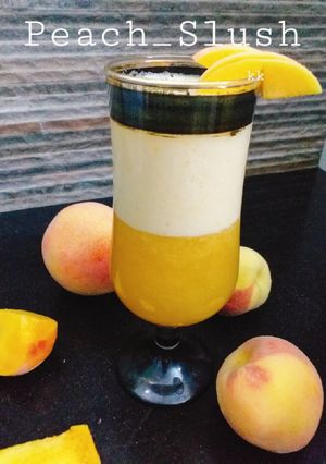 A picture of Peach slush.