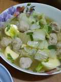 แกงจืดหมูเด้งเต้าหู้ไข่