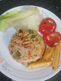 Una foto de Arroz con pollo