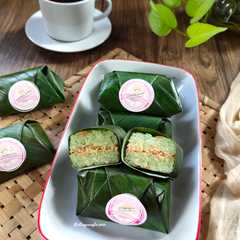 Lemper Pandan isi ayam kecap/abon (1264)-レシピのメイン写真