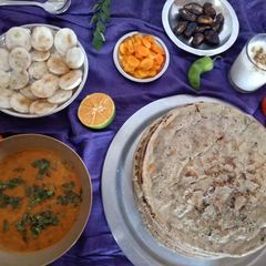 A picture of Gujarati thali.