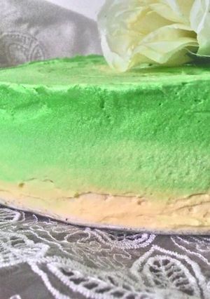 Foto resep Pandan ombre cake