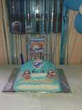 Torta con temática de los Tiburones de la Guaira