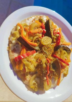 Una foto de Pizza saludable