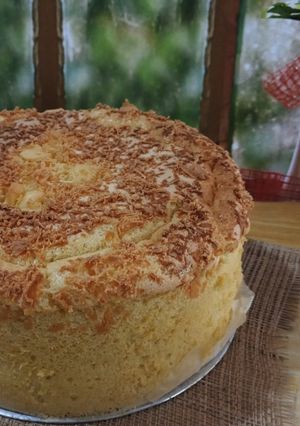 Foto resep Sponge Lemon Cake Topping Cheese