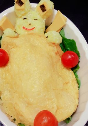 A picture of Cheese omelette!.
