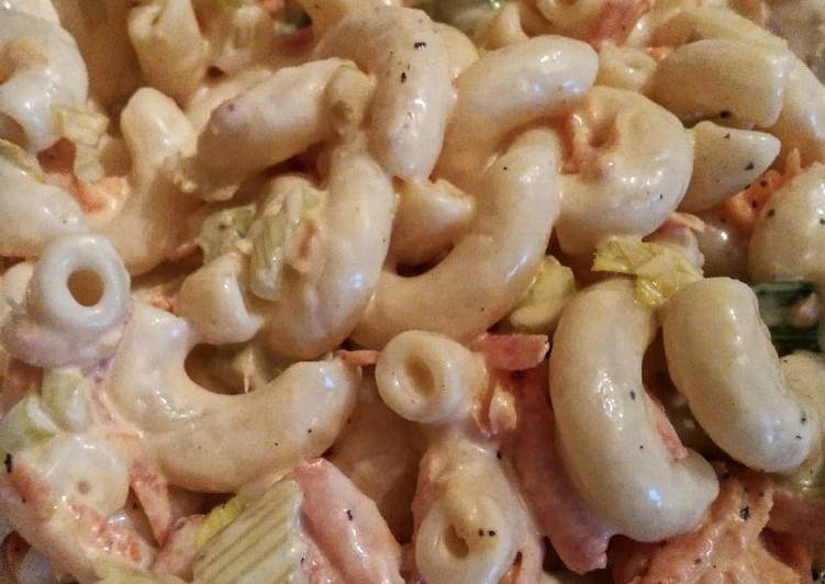 Steps to Prepare Homemade Elbow Macaroni Salad