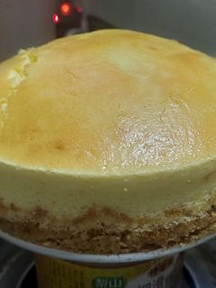 氣炸~餅乾底的檸檬輕乳酪 的食譜成品照片