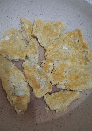 Foto resep Dadar teri nasi