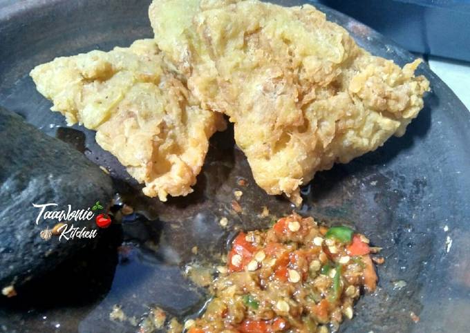 Cara Bikin Telur Dadar Crispy Sambal Bawang Kekinian