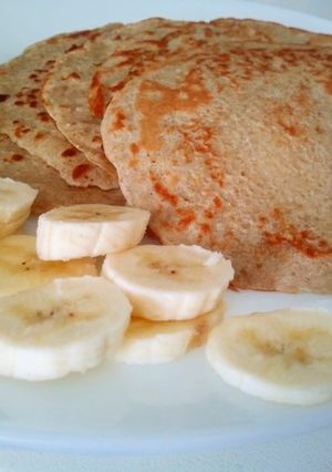 A picture of Oat and Banana Pancakes.