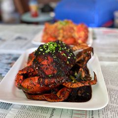 A picture of Black Pepper Sauce Crab.