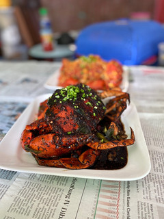 A picture of Black Pepper Sauce Crab.