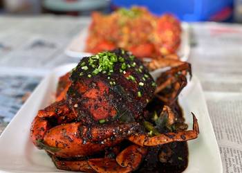 Easiest Way to Make Appetizing Black Pepper Sauce Crab