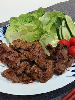 A picture of Bulgogi (Korean beef BBQ).