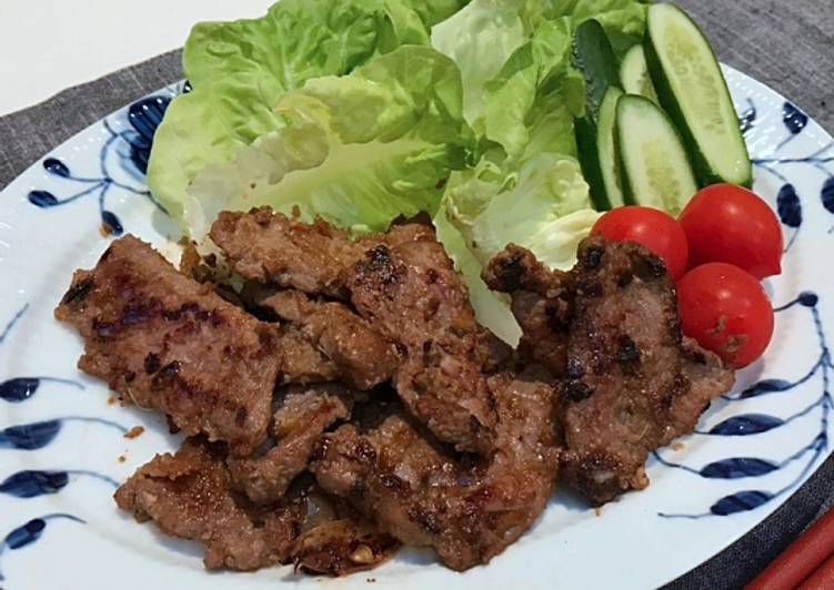 Steps to Prepare Favorite Bulgogi (Korean beef BBQ)