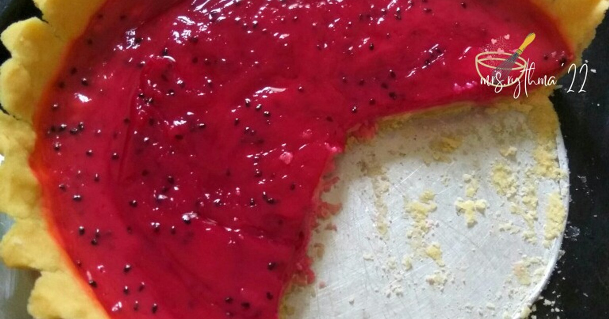 Resep Pie Buah Naga Gluten Free Dairy Free oleh mrs.rythma - Cookpad
