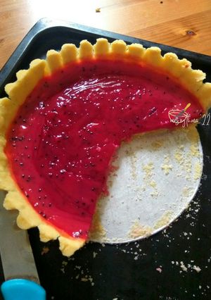 Foto resep Pie Buah Naga Gluten Free Dairy Free