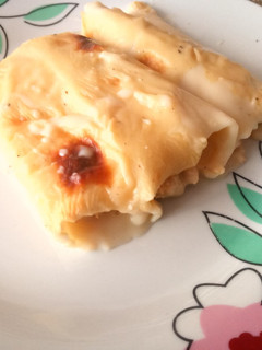 Una foto de Canelones de pollo