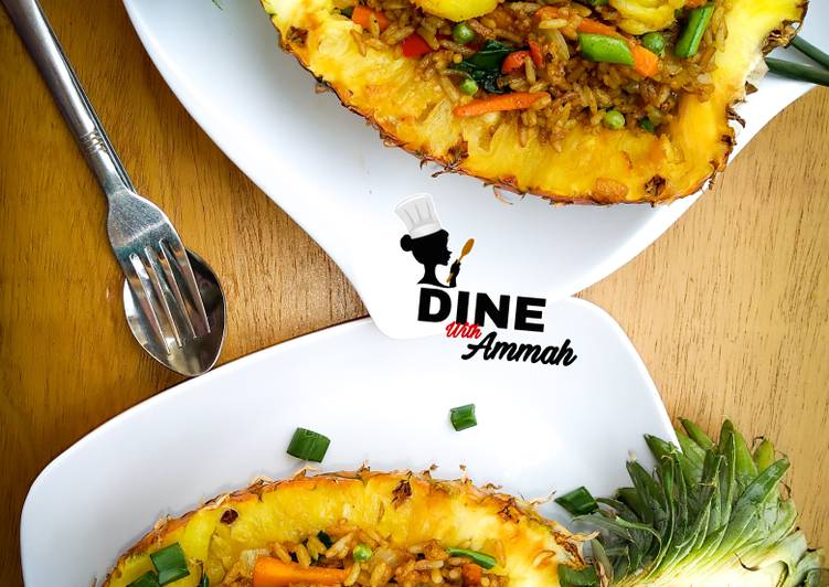 Recipe: Delicious Pineapple Thai fried rice