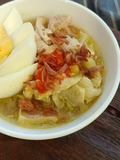 Foto resep Soto Ayam + Sambal Soto