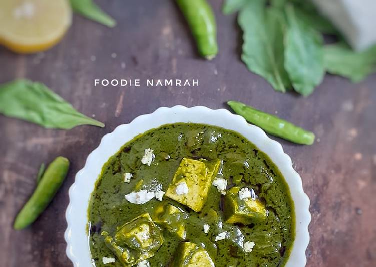 Palak paneer restaurant style