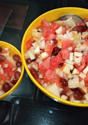 A picture of Fruits salad.