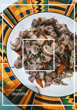 Foto resep Cumi asin pedas