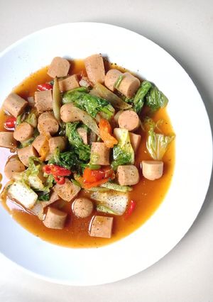 Foto resep Sosis Tumis Pedas Manis