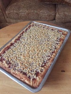 صورة لوصفة كيكة مربى (المبشورة)