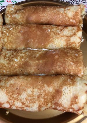 صورة لوصفة كريب مالح 😋🥰