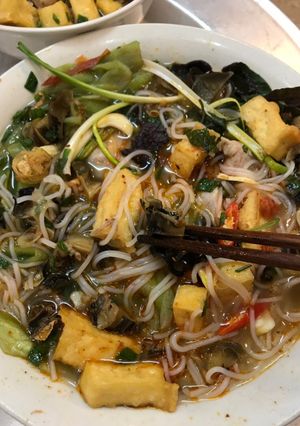Hình của món Bún ốc.