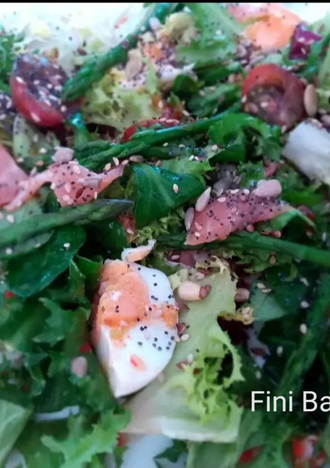 Una foto de Ensalada de espárragos